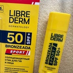 Солнцезащитный стик Librederm Bronzeada Sport для губ и лица фото 3 