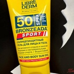 Cолнцезащитный Гель Либридерм Bronzeada Sport для лица и тела SPF 50 фото 1 