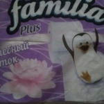 Туалетная бумага Familia Plus волшебный цветок фото 1 