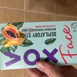 Полоски восковые для лица VOX с экстрактом папайи фото 1 