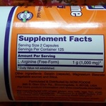 L-аргинин Now Foods (L-arginine) фото 2 
