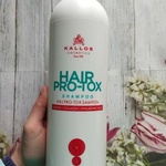 Шампунь для волос Kallos cosmetics Hair Pro-Tox с кератином, коллагеном и гиалуроном фото 2 