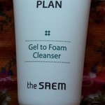 Гель-пена для умывания The Saem Derma Plan Gel To Foam Cleanser фото 1 