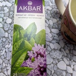 Чай зеленый Akbar "Вербена и Мелисса", 25 пак фото 2 