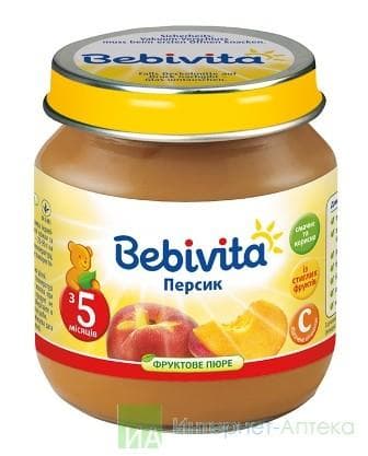 Пюре из персиков Bebivita