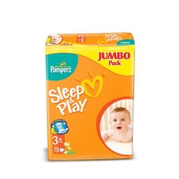 Подгузники Pampers Sleep & Play