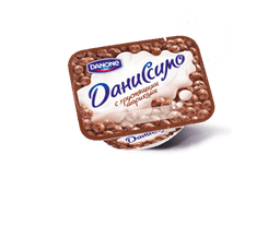 Десерт Danone Даниссимо с шоколадными шариками
