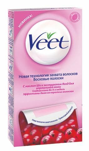 Восковые полоски Veet