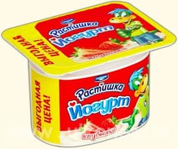 Йогурт Растишка Клубника 3%