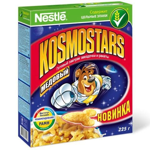 Готовые завтраки Nestle KOSMOSTARS