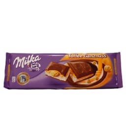 Молочный шоколад Milka Toffee Ganznuss