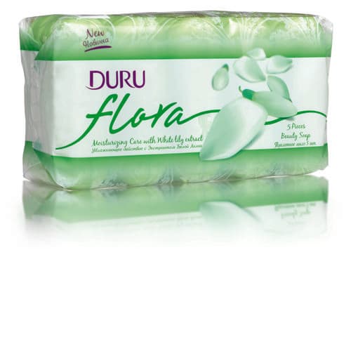 Мыло Duru Flora Белая лилия