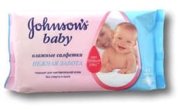 Влажные салфетки JOHNSON'S BABY Нежная Забота