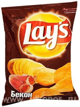 Lay's, Чипсы картофельные Бекон, 80г