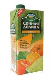 Нектар Сочная долина из смеси цитрусовых фруктов