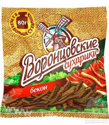 "Воронцовкие" сухарики Бекон