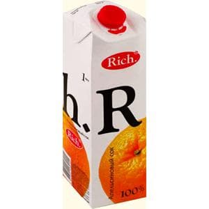 Сок rich 100% апельсиновый сок