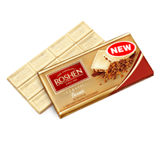 «ROSHEN» белый с бисквитными каплями