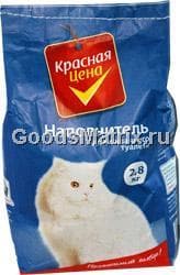 Наполнитель для кошачьего туалета "Красная цена"