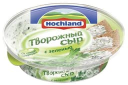 Сыр Hochland творожный с зеленью 140г