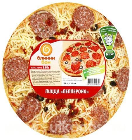 Пицца Блинни Бон Пепперони 350г
