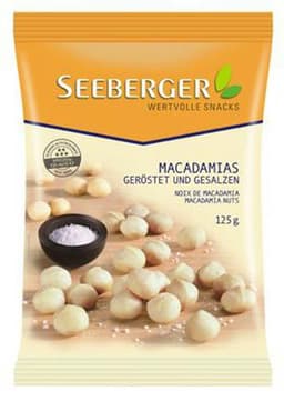 Орехи Seeberger макадамии поджаренные подсоленные