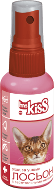 Лосьон для ухода за ушами кошек Ms.Kiss