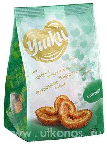 Печенье Ушки с сахаром 250г