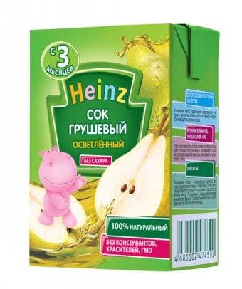 Сок Heinze грушевый