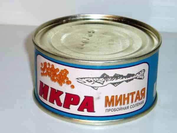 Икра минтая