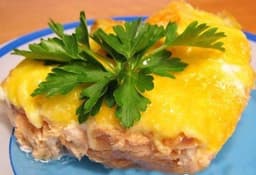Горбуша, запеченная с сыром