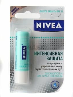 Бальзам для губ Nivea интенсивная защита SPF15