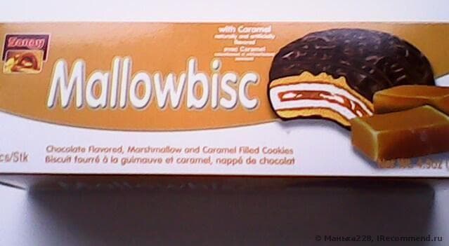 Печенье "Mallowbisc" карамель