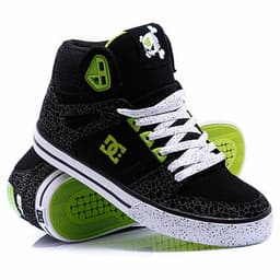Кеды DC Shoes DC Block Spartan Hi Wc Black/Soft Lime/Black