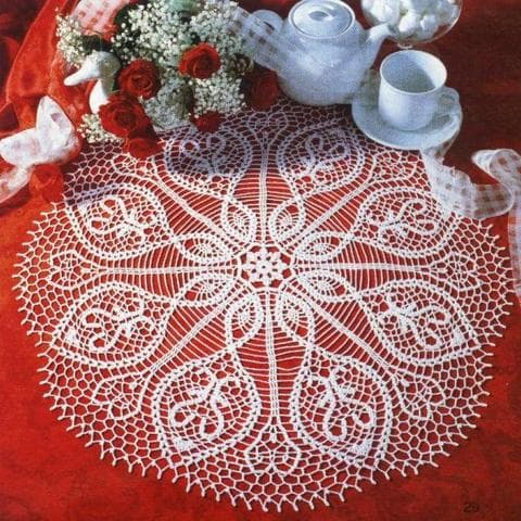 Салфетки крючком