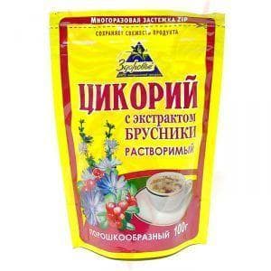 Цикорий с брусникой