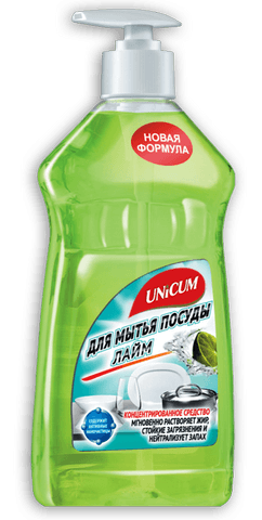 Средство для мытья посуды "Лайм" Unicum B&B
