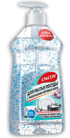 Средство для мытья посуды с минералами Unicum B&B