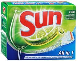 Таблетки для посудомоечной машины Sun all in 1