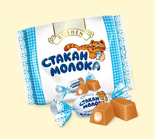 Конфеты Roshen Cтакан молока