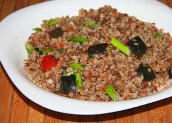 Гречка с овощами