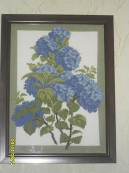 Вышивка флоксы