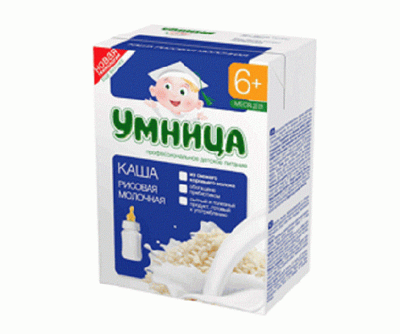 Каша рисовая жидкая УМНИЦА