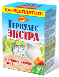 Овсяные хлопья Геркулес Русский Продукт Экстра