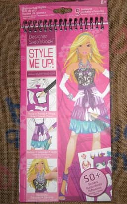 Блокнот с трафаретами STYLE ME UP! "Вечеринка"