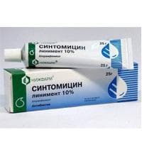 Синтомицин линимент (Linimentum Synthomycini)