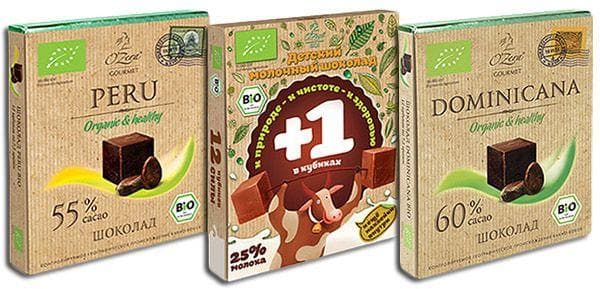 Шоколад O'Zera BIO