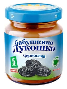 Пюре "Бабушкино Лукошко" Чернослив