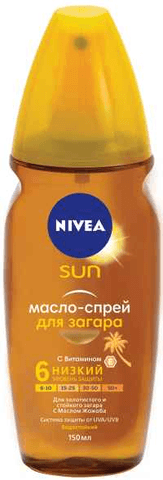 Масло-спрей для загара Nivea Sun