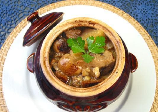 Мясо тушёное в квасе